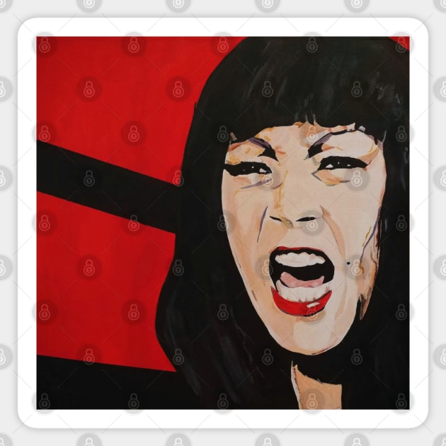 Screaming Sticker by Tura Satana Inc